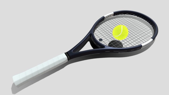 【Customizable】Tennis Set 3D Model