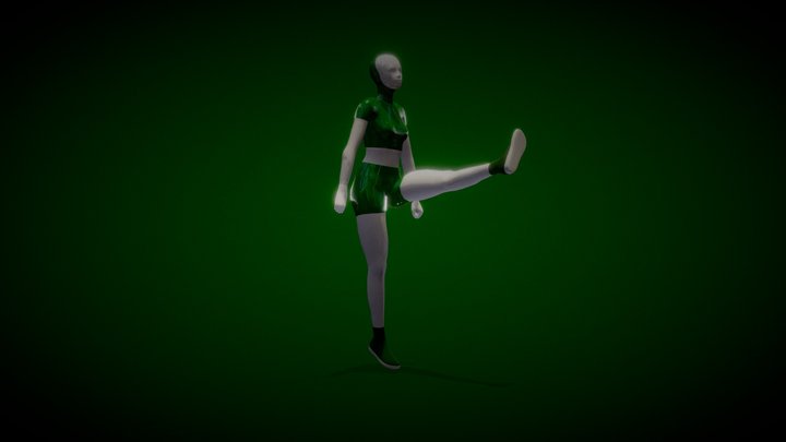 A&M: Irish Step 11f (121 bpm) - dance animation 3D Model