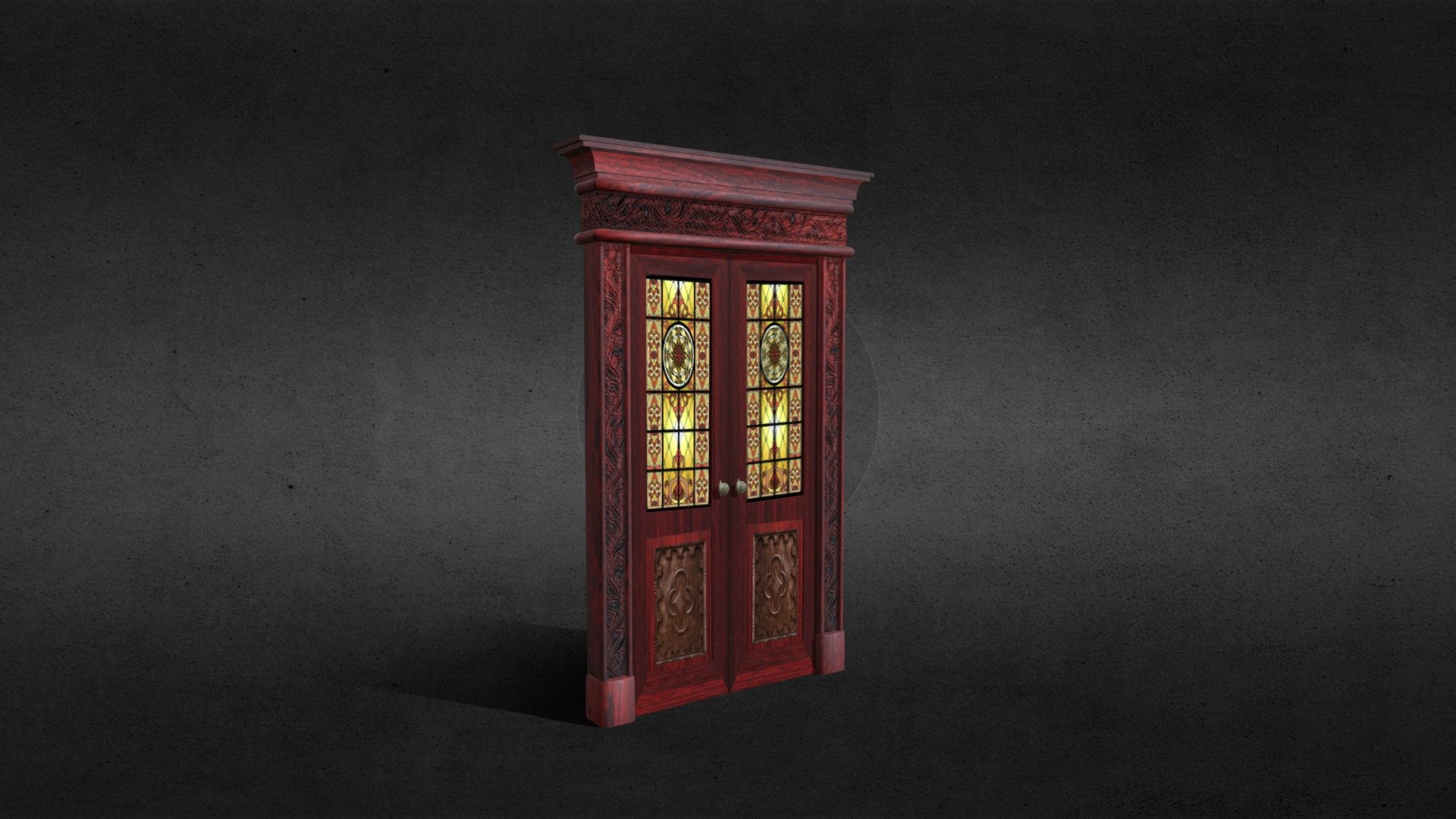 French Gothic Door - Download Free 3D model by ihs [bc9b404] - Sketchfab