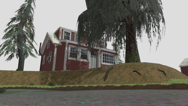 Grandma's House - DAE Diorama 3D Model
