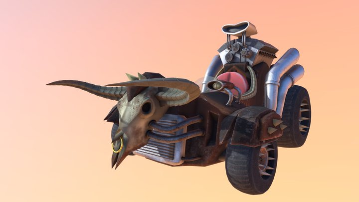 Moustachekart - DAE IGP Game Art 2 3D Model