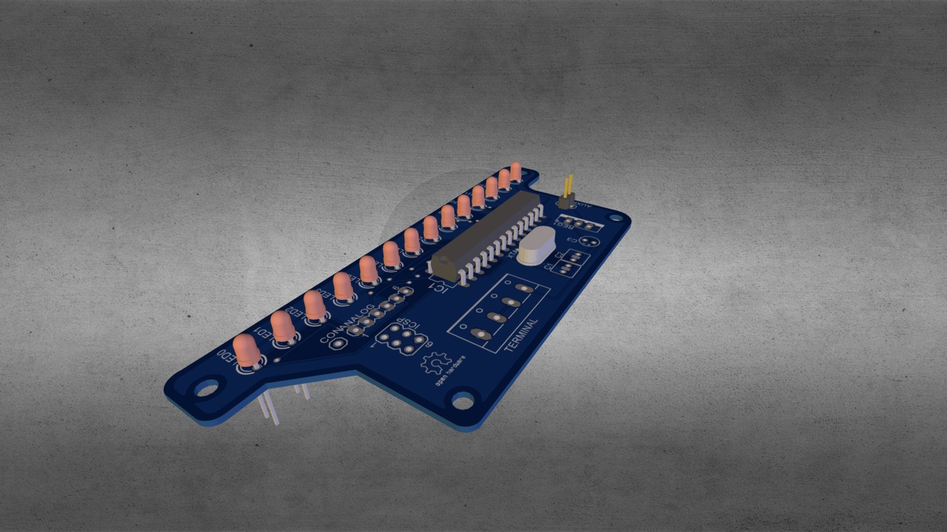 knight rider led board - 3D model by the nerdling (@thenerdling ...