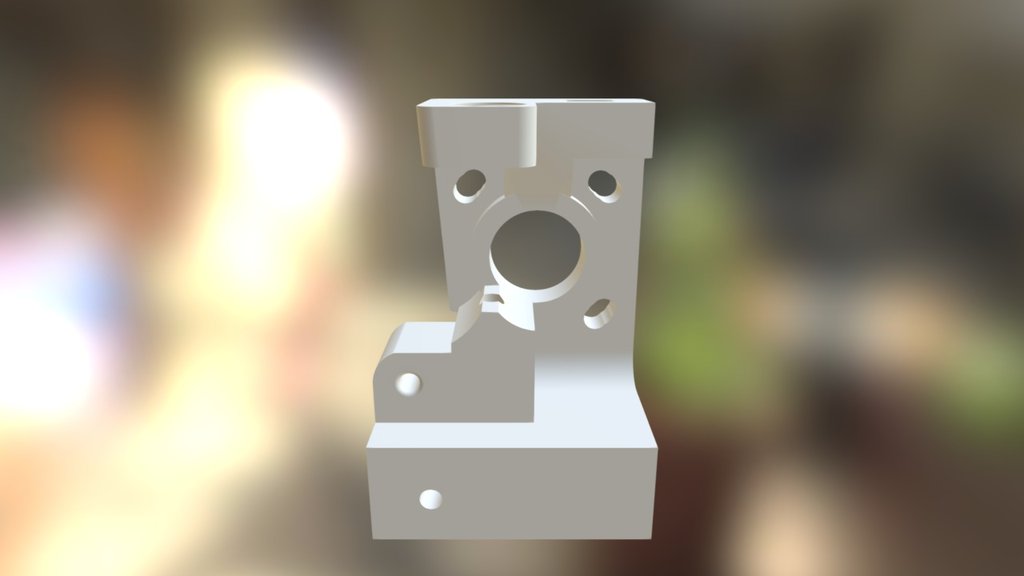 [10868] GB3+ Extruder Block Left Rev3
