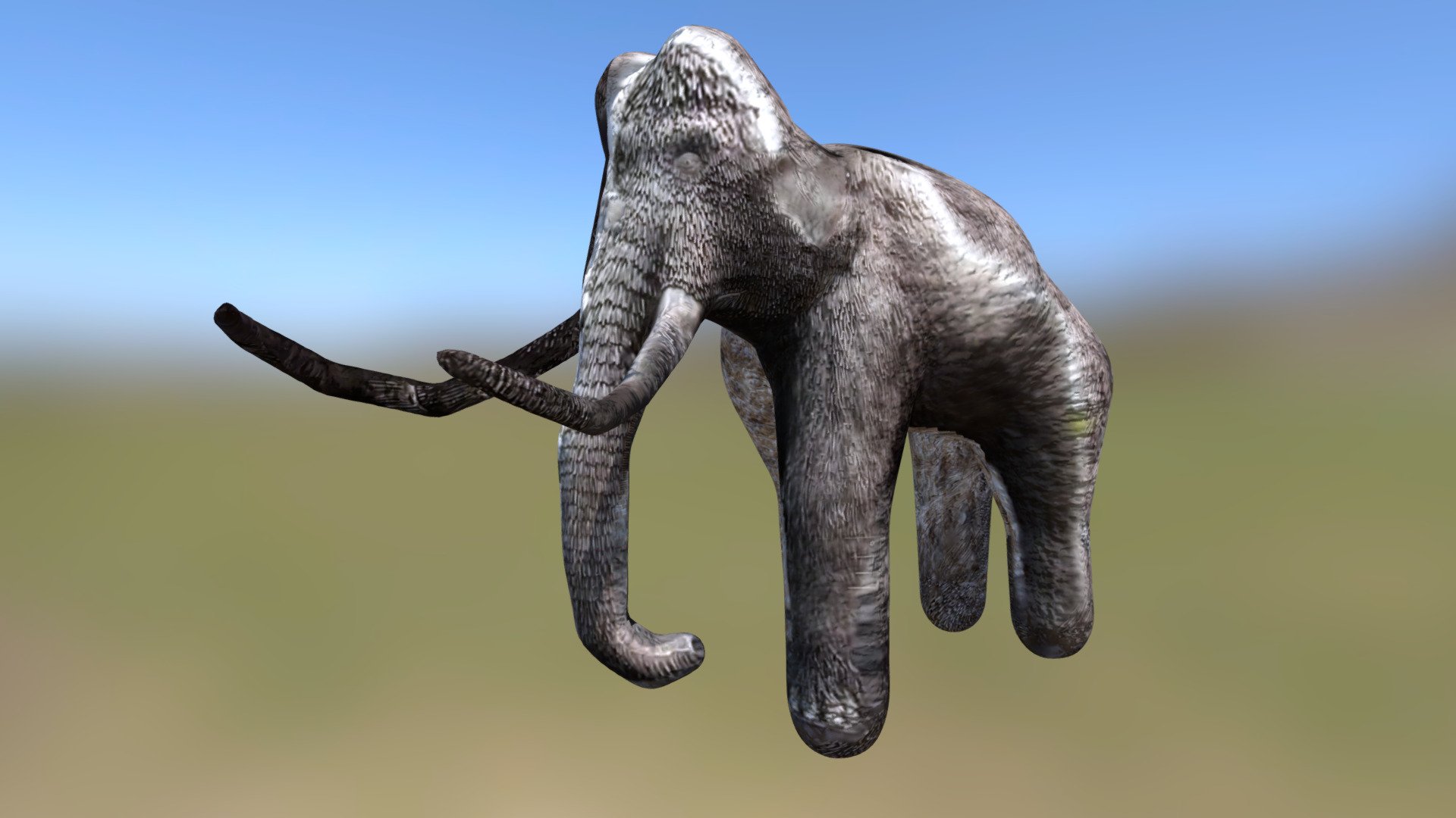 Mammoth Rebar Scultpure : poor attempt
