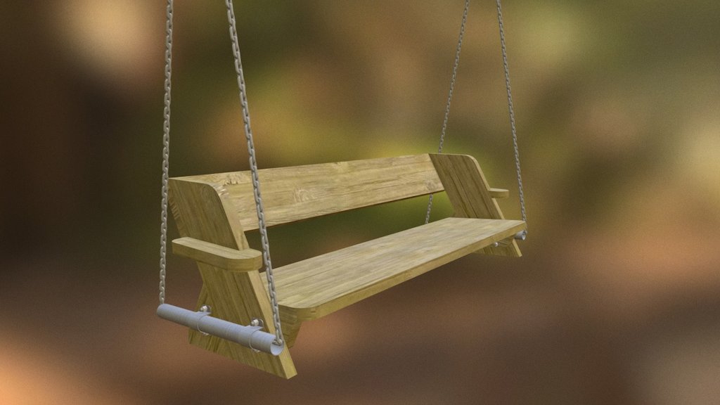 Swing Bench — Sketchfab embed 3D viewer