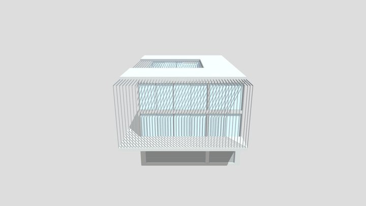 Glass House 3D Model