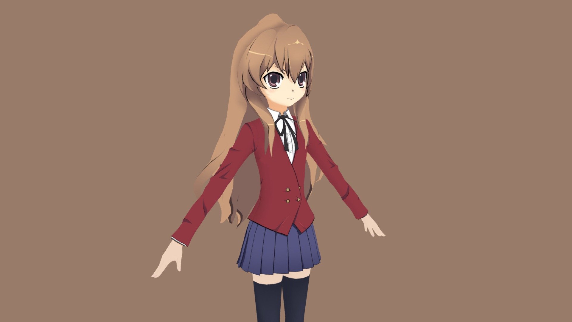 Toradora - Taiga Aisaka free 3D model 3D printable