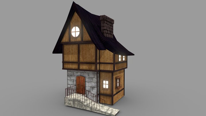 VIllage House 02 3D Model