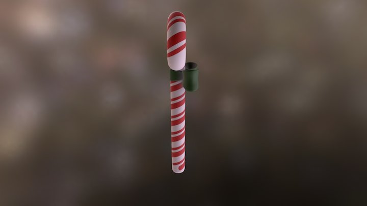 Eminem Candy Cane 073ea 3D Model