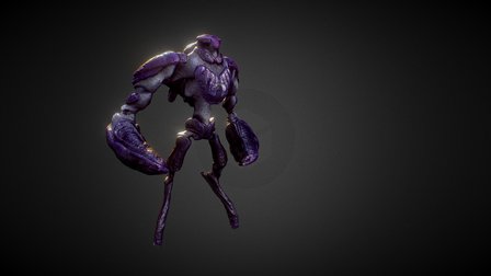 Alien Creature 3D Model