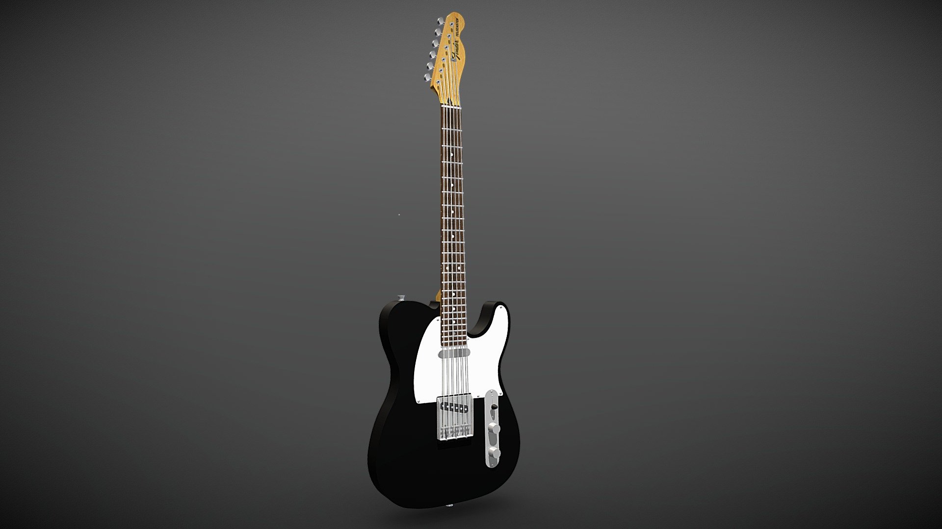 Fender Telecaster - 3D model by Rusted Moon (@rusted-moon.com) [bca30ab ...