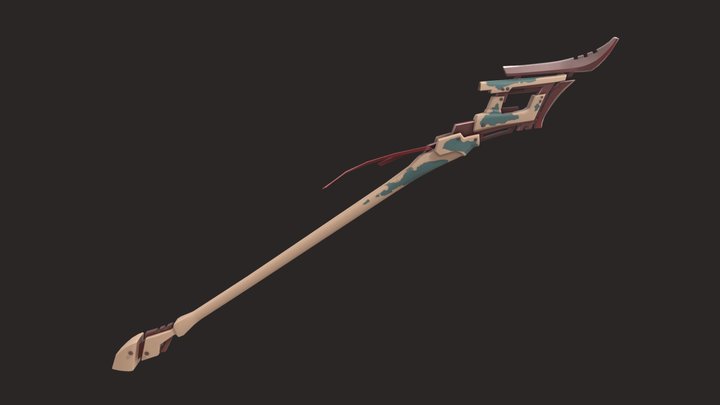 Post-Apocalyptic Spear 3D Model