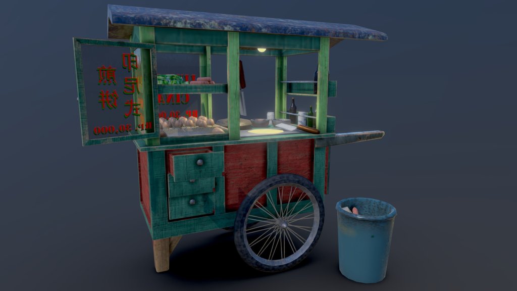 煎饼车/Gerobak Lumpia