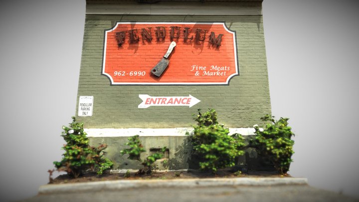Pendulum Sign 3D Model