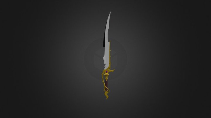 Cursed Sword 3D Model