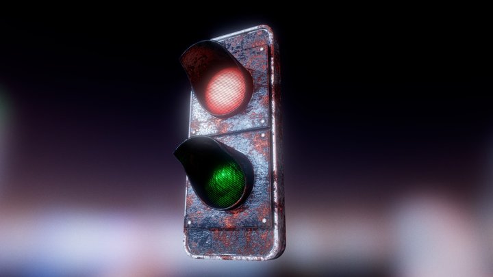 Trafffic Light 3D Model