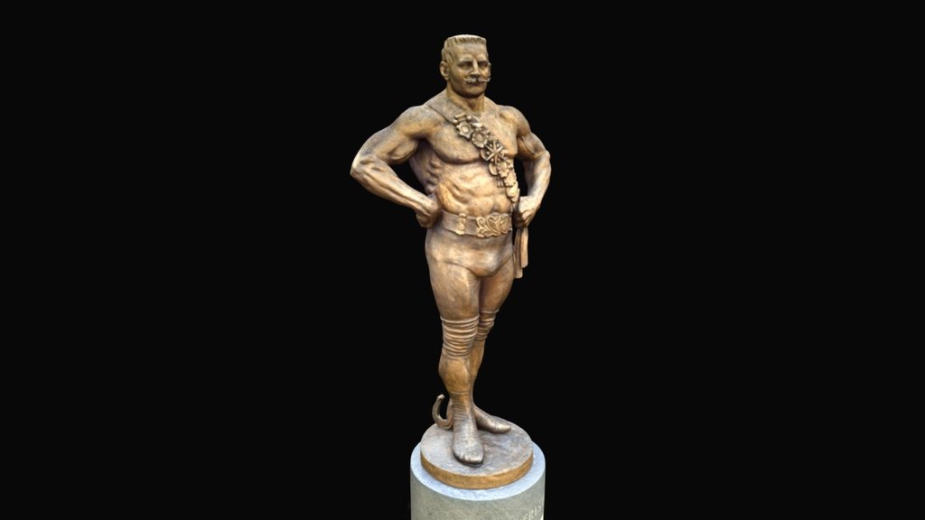 Jiri Finger: Gustav Fristensky — Sketchfab embed 3D viewer