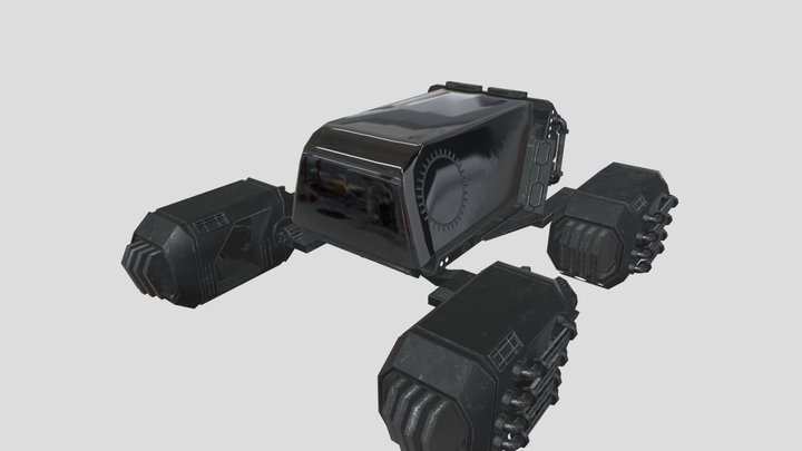 SpaceShip Omni 44 3D Model