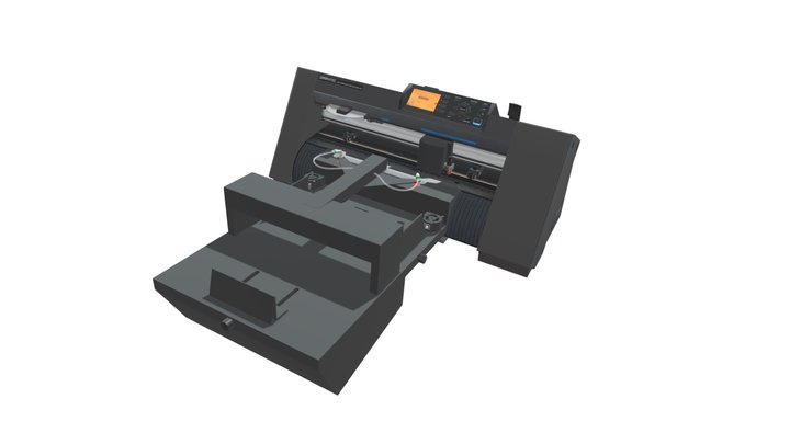 Graphtec F-Mark2 Auto Sheet Feeder Unit 3D Model