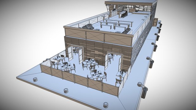 SS_Barge 3D Model