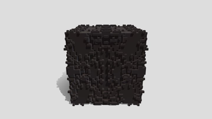 Realistic Dirt Block 3D Model