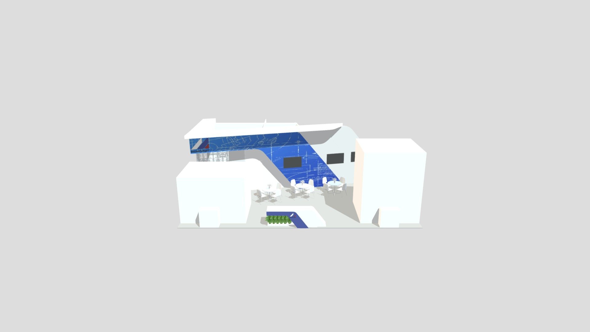 Exhibition stand Monolit