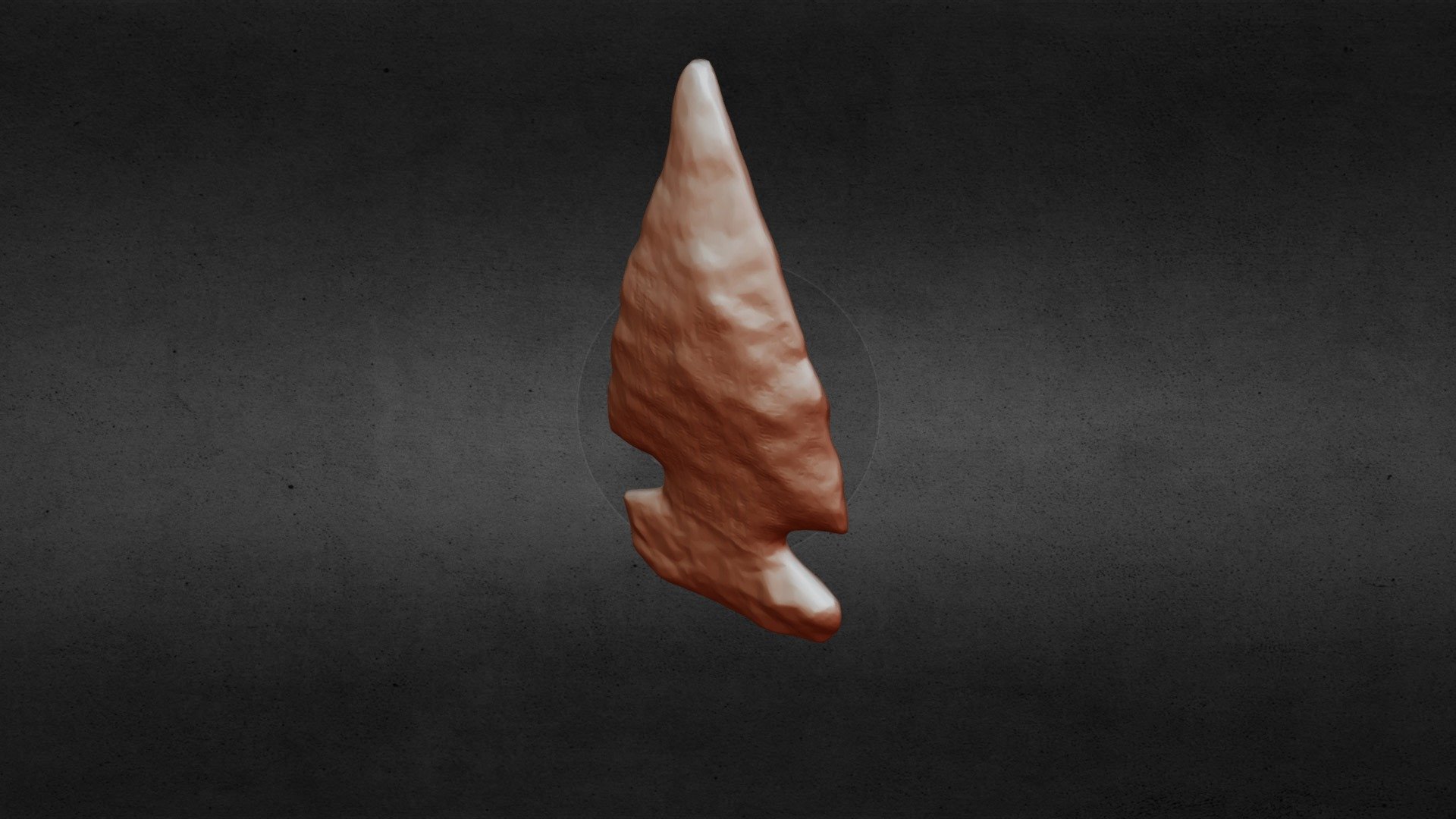 2004.002.2290 Side-notched Projectile Point - 3D model by Robert ...