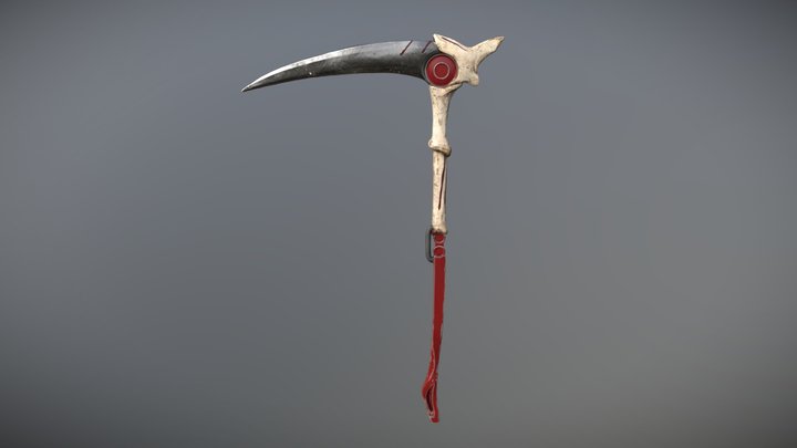 Mechanical Bone Scythe 3D Model