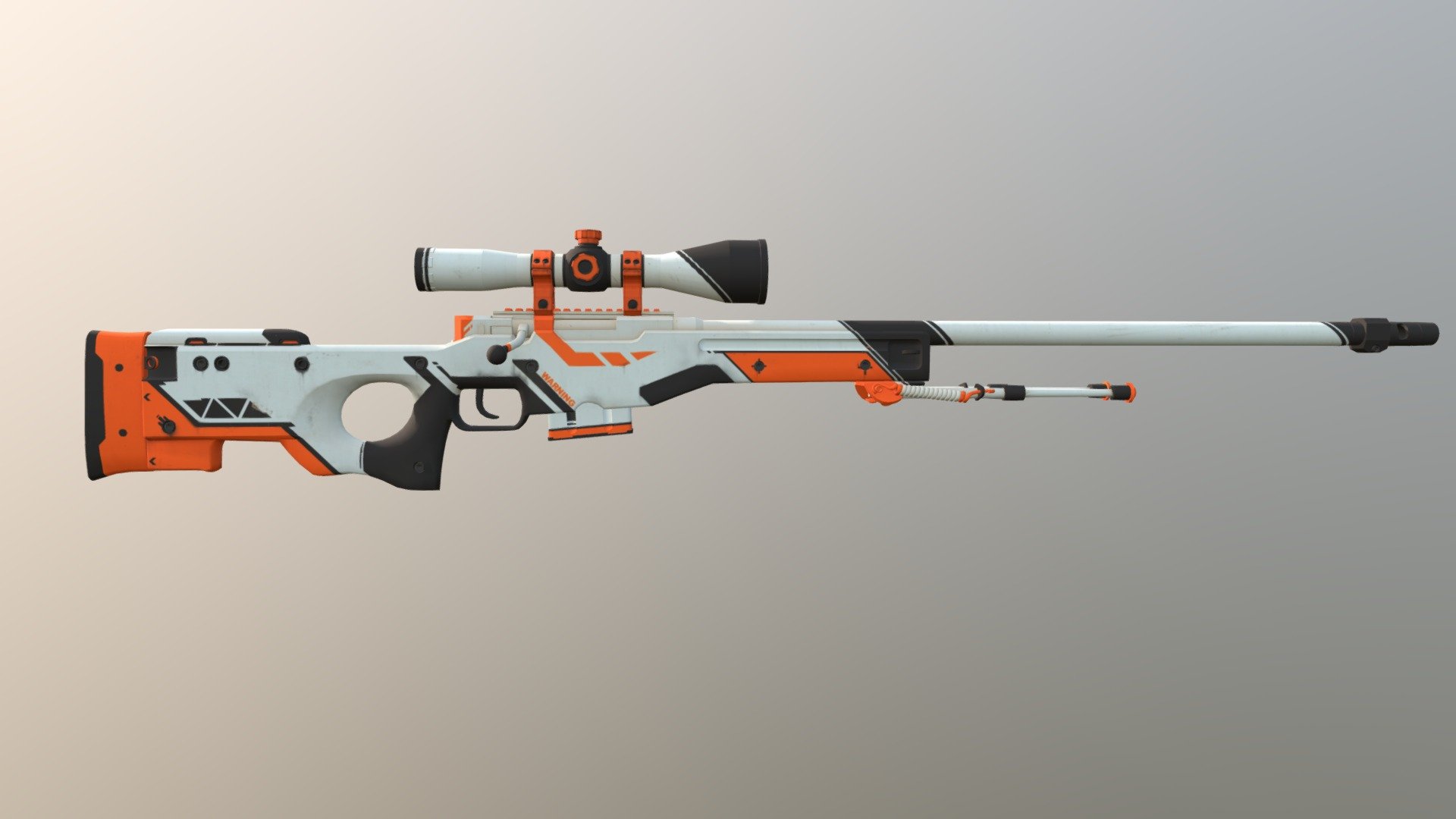 CSGO WEAPON: AWP ASIIMOV - Download Free 3D model by ...