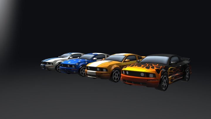 (Burnin' Rubber) Nemesis Car Pack 3D Model