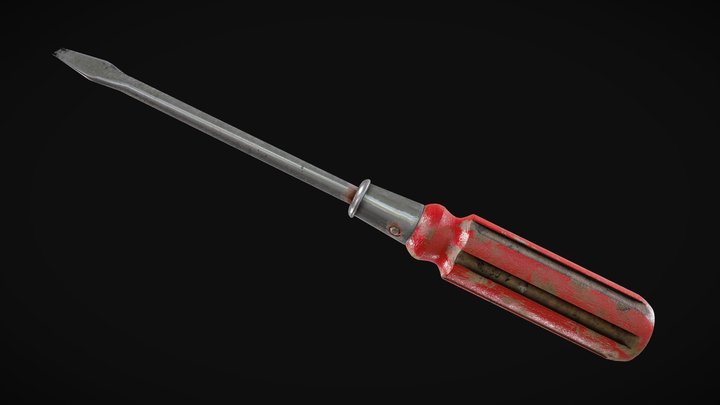 PBR screwdriver 3D Model