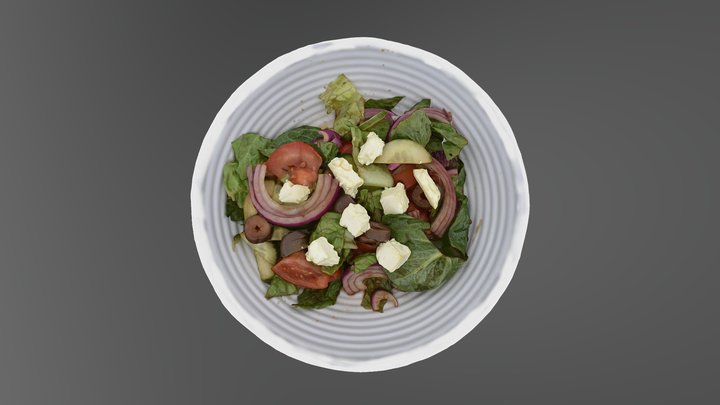 Greek Salad 3D Model