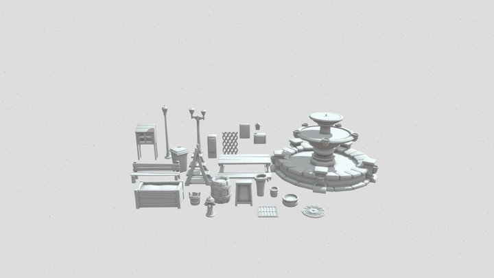 Muse Environment 3D Model