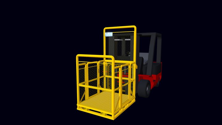 CANASTILLA DE SEGURIDAD 3D Model