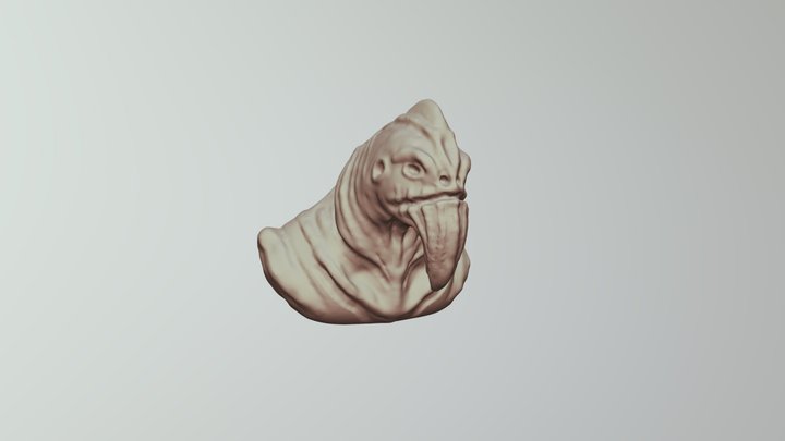 Creature Bust 3D Model