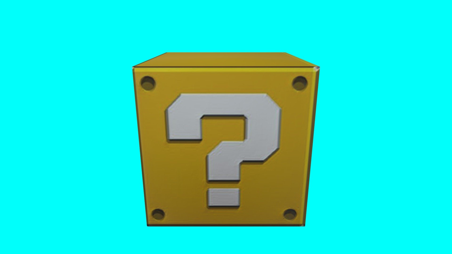 Question Block - 3D model by Chucklebean [bcaedc5] - Sketchfab