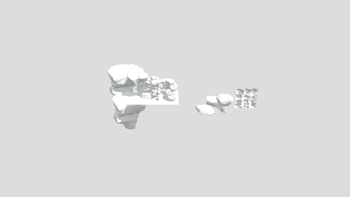 Cliff_ Level Design Detail Layer6_00 3D Model
