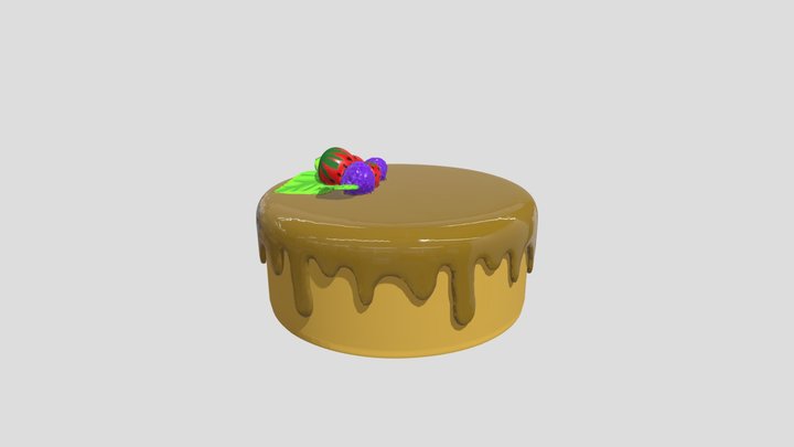 Cake_chocolate 3D Model