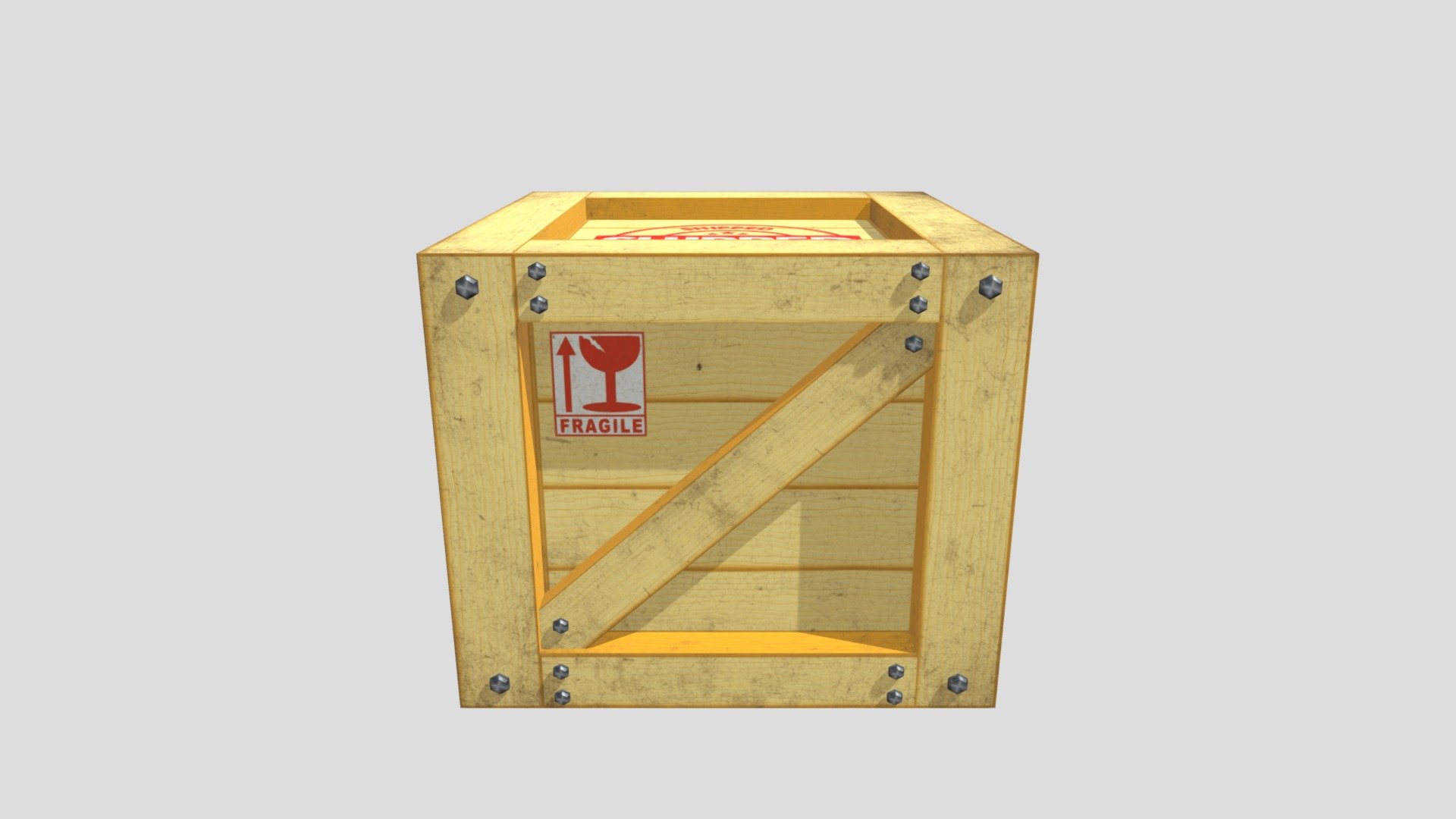 Wooden Crate Model DIG 4780C
