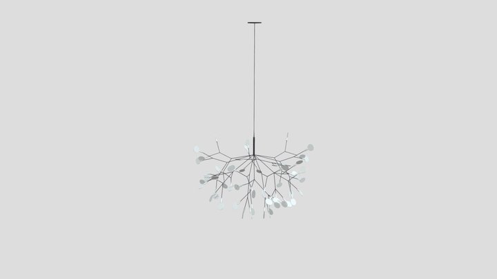 Chon den LED trang tri phong ngu 3D Model