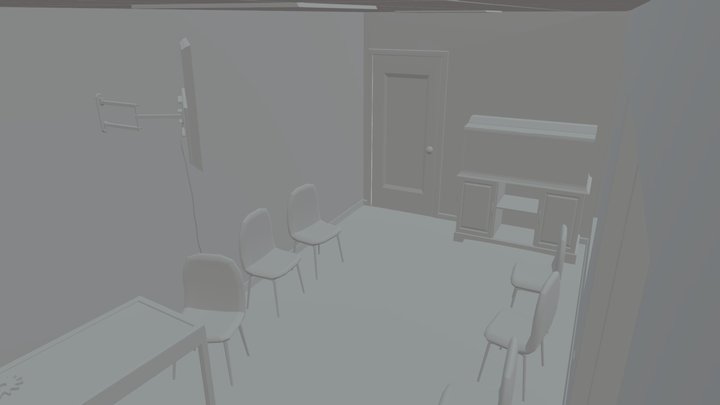Waiting Room 3D Model