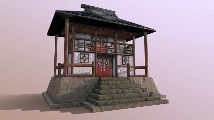 Ancient Chinese House 3D Model