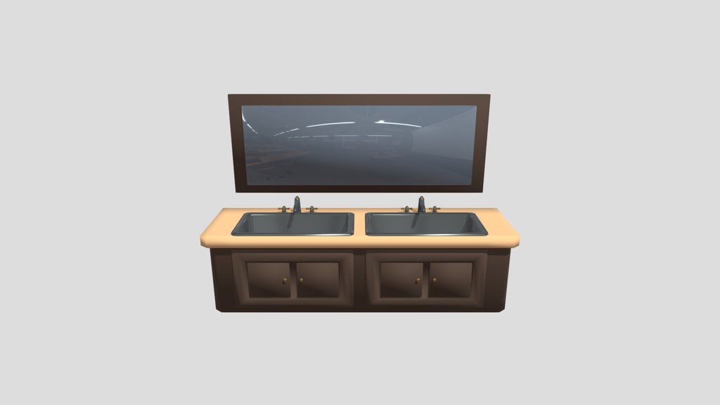Bathroomsinks Lowpoly