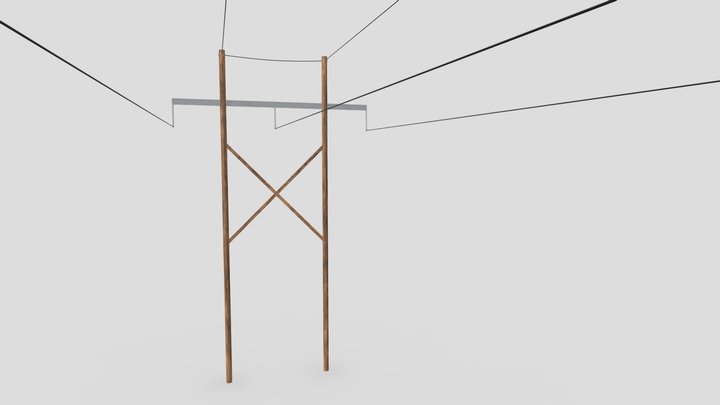 Electric Pylon 3D Model