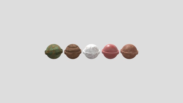 Spheres 3D Model