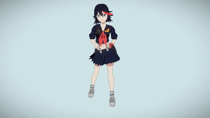 Ryuko Matoi- Kill la Kill 3D Model
