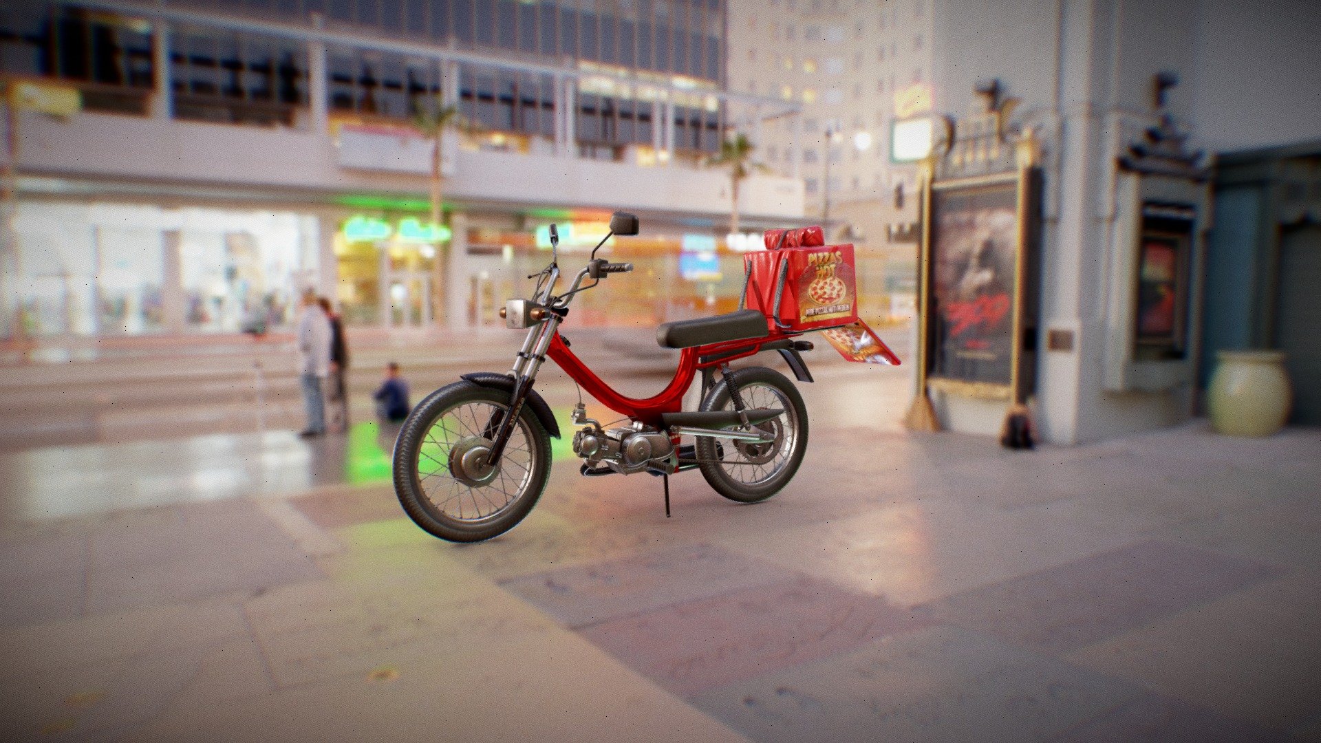 Mobilete - 3D model by YagoArt3D [bcb68a9] - Sketchfab