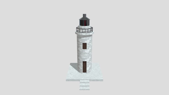 Faro di Punta Licosa 3D Model