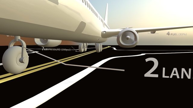 Airplane VR 3D Model