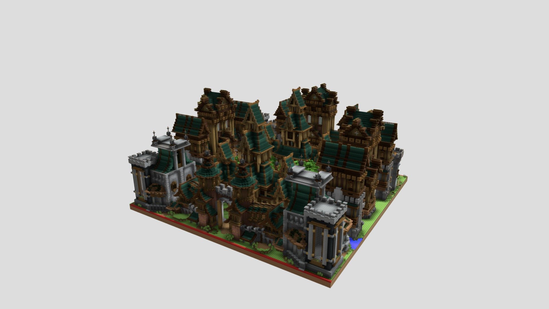 Castle Faction Spawn made by Matilaina - 3D model by Matilaina [bcb86e6 ...